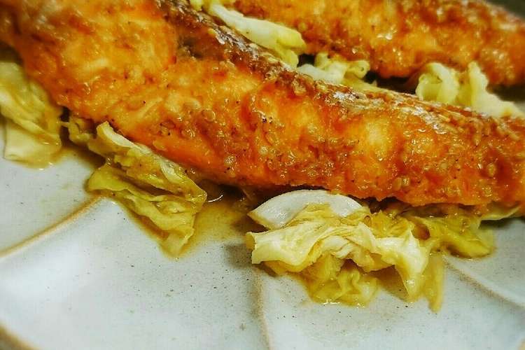 電子レンジで簡単 鮭のちゃんちゃん焼き レシピ 作り方 By こはるスマイルごはん クックパッド 簡単おいしいみんなのレシピが374万品