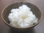 電子レンジでおいしいごはんを炊くの写真