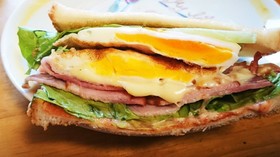 ☆ベーコンレタスエッグ☆サンドイッチ