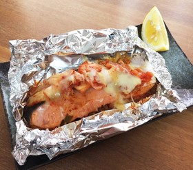 簡単!絶品!鮭とキムチのホイル焼き