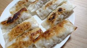 取り分け簡単。子供と食べる棒ぎょうざ