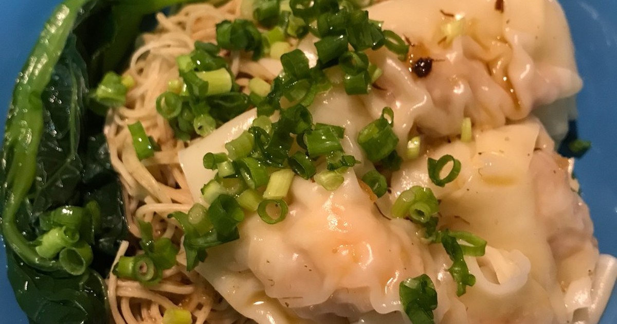 エビワンタンがプリプリの汁なし香港麺 レシピ 作り方 By Chisuke3 クックパッド 簡単おいしいみんなのレシピが357万品