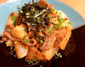 大根と豚バラのみそバター煮