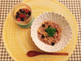 薬膳~むくみ解消・梅雨の黒豆コーン粥