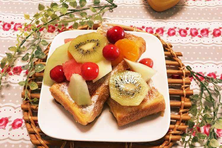 世界一美味しい簡単時短フレンチトースト レシピ 作り方 By ヘルシーお菓子研究所 クックパッド 簡単おいしいみんなのレシピが357万品