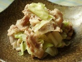 簡単♪豚とキャベツの酒蒸し