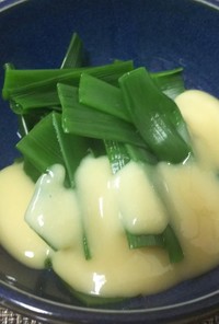 簡単・九条ネギで作る葱ヌタ