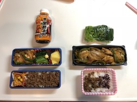 10分で完了!鶏の黒酢炒め☆ズボラ弁当