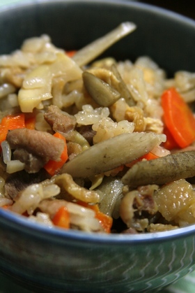 旦那さんが作る炊き込みご飯