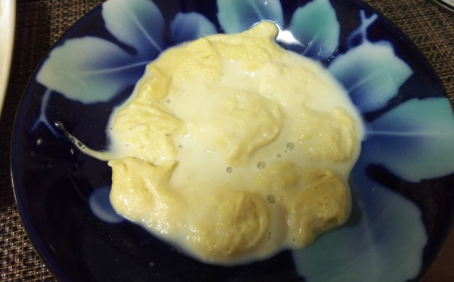 簡単・湯葉作り→豆乳鍋→スープのコースの画像