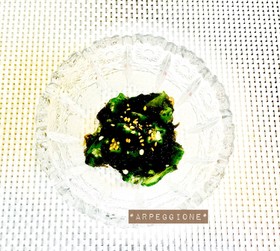 塩酒粕入り海苔の佃煮で♪オクラ胡瓜モズク