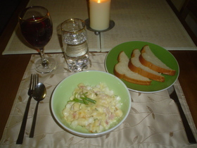ホタテのパスタ