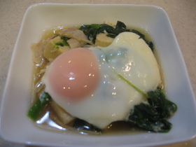 ちゃちゃっと卵のせ煮
