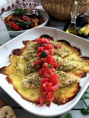 かる~く糖質オフなささみの香草焼きの写真