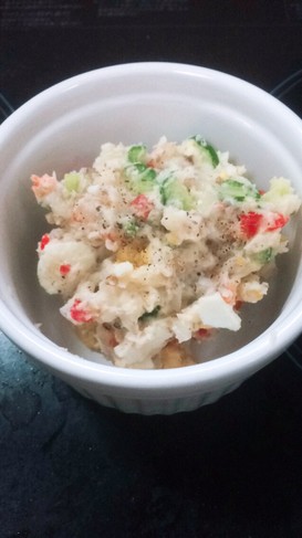 ☆そば茶の出がらし入り☆ ポテトサラダ