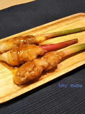 新生姜の豚肉巻き〜甘辛たれ♪