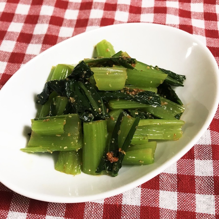 韓国風♡小松菜のピリ辛ナムルの画像