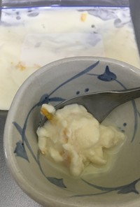 簡単☆豆乳ヨーグルトアイス マーマレード