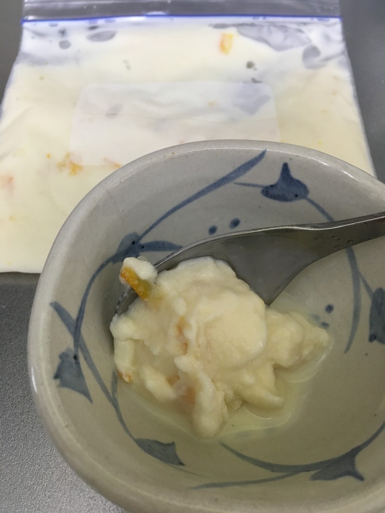 簡単☆豆乳ヨーグルトアイス マーマレードの画像
