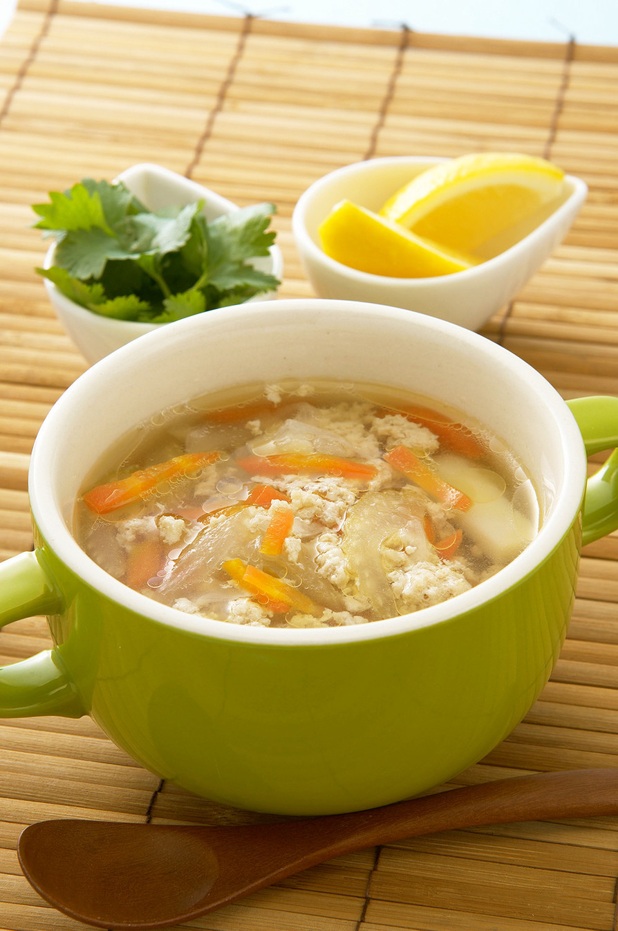 風味豊かな「アジアン香味スープ」の画像