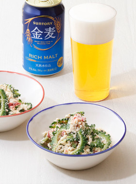 ゴーヤの白あえ 梅風味