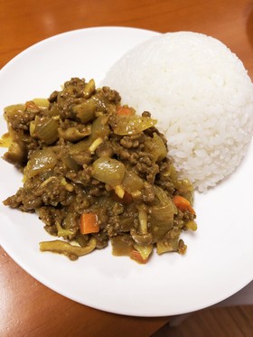 時短・ヘルシー! ルゥ無しキーマカレー