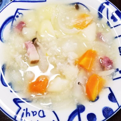 お味噌汁に飽きたら塩麹スープの写真