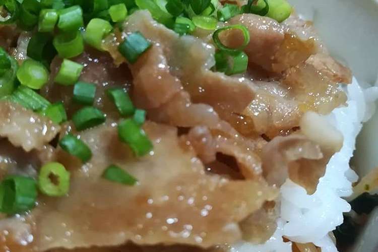 がっつり食べたい時の丼 レシピ 作り方 By ぽむどてーる クックパッド 簡単おいしいみんなのレシピが355万品