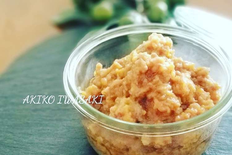 綺麗になれちゃう 簡単鹿児島の豚味噌 レシピ 作り方 By Akikoiwsk クックパッド 簡単おいしいみんなのレシピが355万品