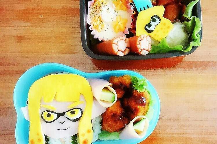 キャラ弁 スプラトゥーン ガール イカ レシピ 作り方 By あややん クックパッド 簡単おいしいみんなのレシピが364万品