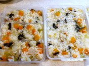 離乳食も簡単♪ 炊飯器で 鶏肉野菜お粥の写真