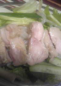 ボリューミー鶏肉のベジボウル
