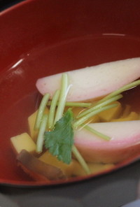 糸島鯛だしスープのお吸い物