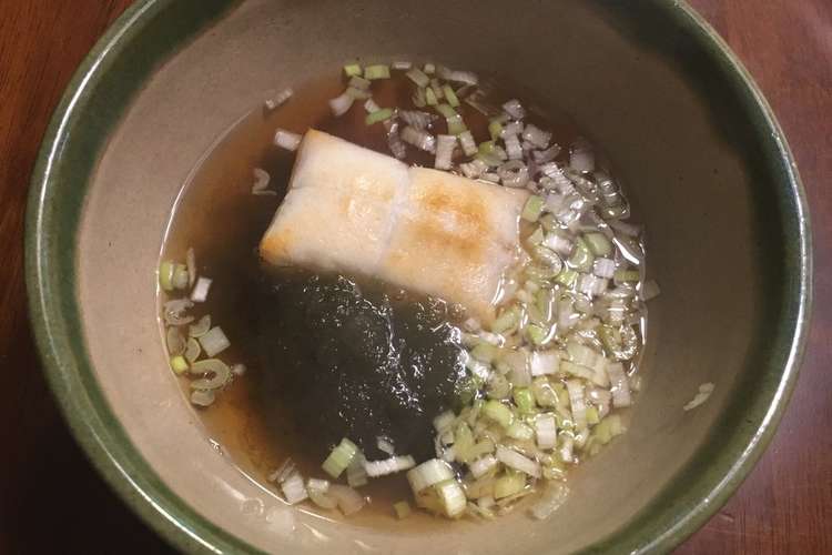 即席とろろ昆布もちスープ レシピ 作り方 By 輝くもりちゃん クックパッド