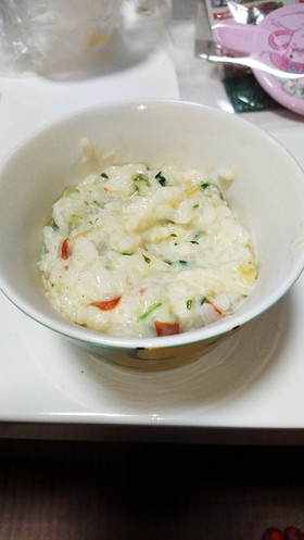 野菜スープごはんでミルクリゾット