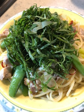松茸のお吸い物の素で作る激ウマ和風パスタ