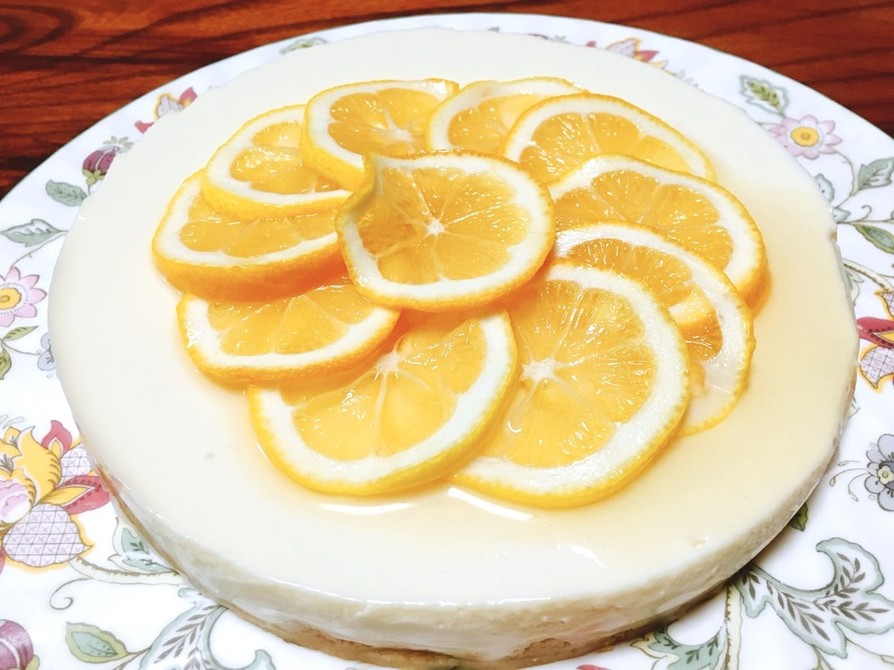 時短簡単！タマコのレモンレアチーズケーキの画像