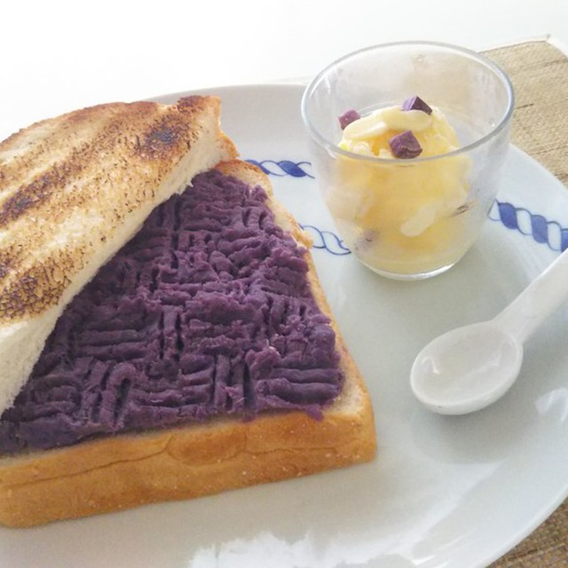 薩摩芋とアイスでスイートポテトトースト レシピ 作り方 By ちえらむ クックパッド 簡単おいしいみんなのレシピが355万品