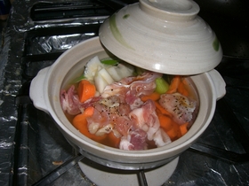 豚肉と大根のさっぱりなべ