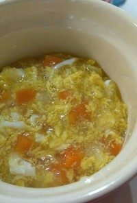 離乳食　後期完了期　野菜と卵のスープ