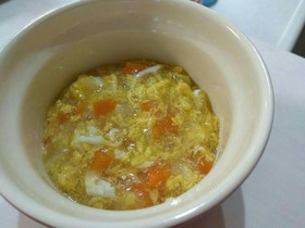 離乳食 後期完了期 野菜と卵のスープ