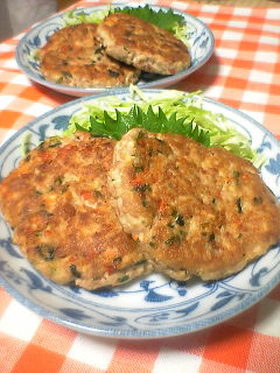 野菜たくさん豆腐ハンバーグ