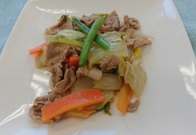 白菜と豚肉のさっぱり煮（透析食）の写真