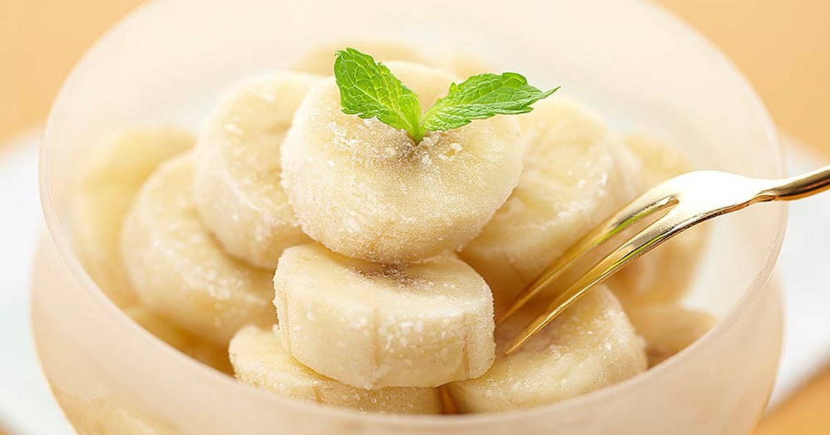 冷凍バナナのレシピ