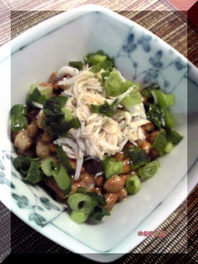 納豆のすゝめ其ノ壱(しらす+ごま油)
