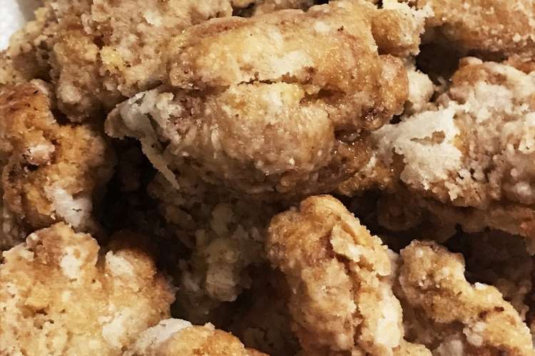 にんにく醤油で唐揚げ 竜田揚げ レシピ 作り方 By しろはなまめ 管栄 クックパッド