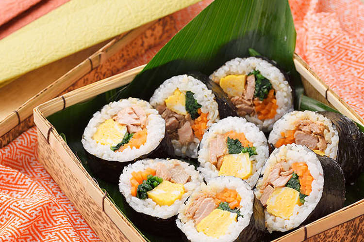 シーチキン巻き寿司 レシピ 作り方 By はごろもフーズ クックパッド 簡単おいしいみんなのレシピが366万品