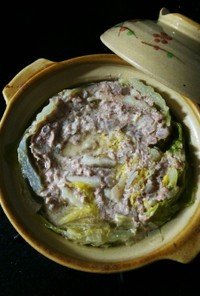 お鍋の素で白菜と豚挽き肉のミルフィーユ