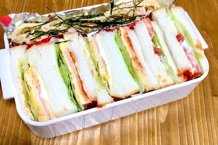 中学生女子 サンドイッチたらこスパ弁当 レシピ 作り方 By ターニゃ クックパッド 簡単おいしいみんなのレシピが371万品