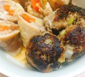 ふわふわ♪卵なし!揚げない!長芋の肉団子
